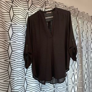 Lush Olive Green blouse/tunic - size medium